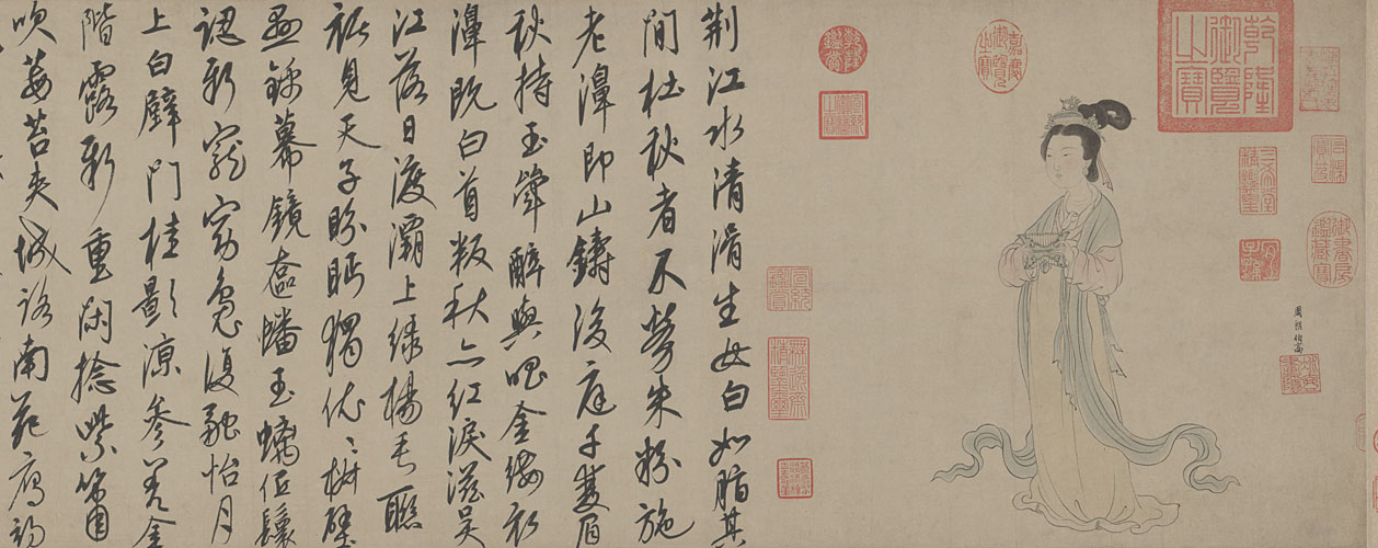 图片[1]-Picture scroll of Zhou Lang and Du Qiu-China Archive